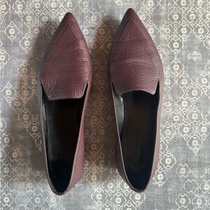 Everlane Maroon Leather Women's Loafers